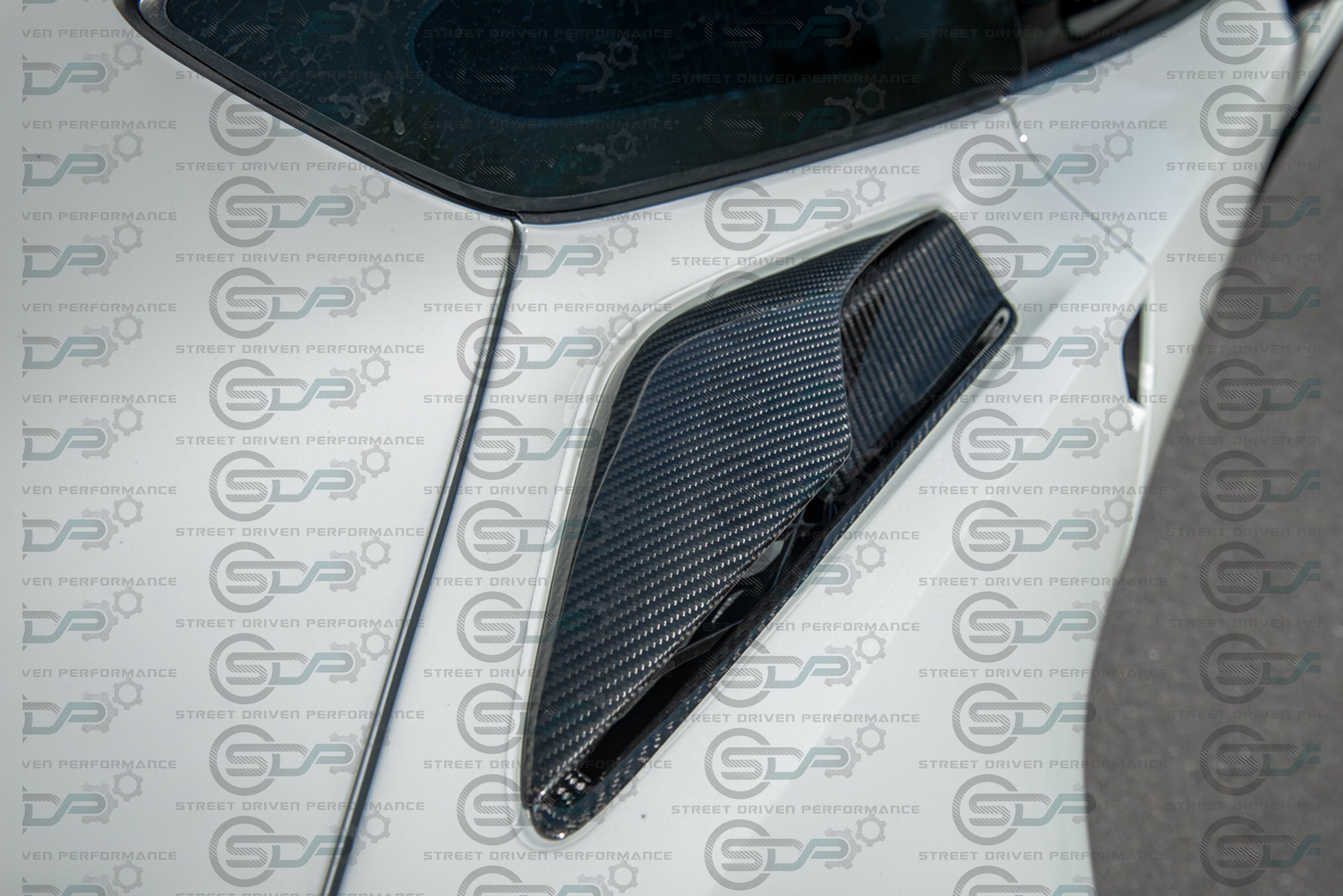 2014-2019 C7 - Corvette - Carbon Fiber Rear Quarter Panel Vents - Z06 Style
